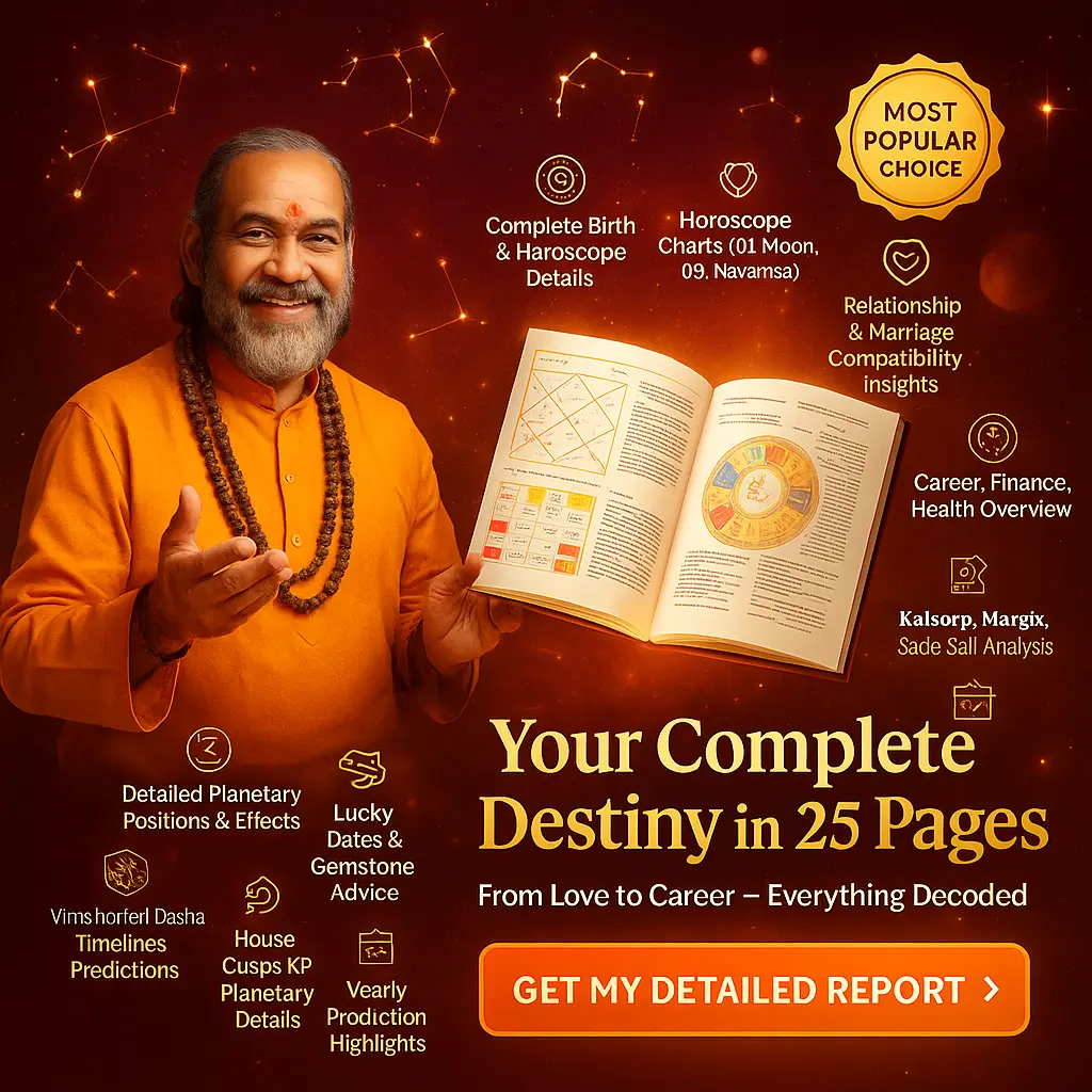 In-Depth Vedic Astrology Report - Vedic Astrology Report Sample